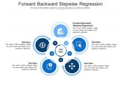 Forward backward stepwise regression ppt powerpoint presentation infographic cpb
