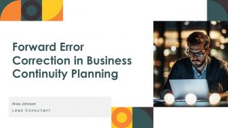 Forward Error Correction In Business Continuity Planning PPT Template ACP
