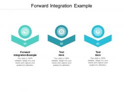 Forward integration example ppt powerpoint presentation show outline cpb