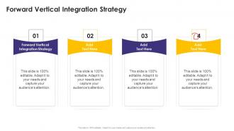 Forward Vertical Integration Strategy In Powerpoint And Google Slides Cpb