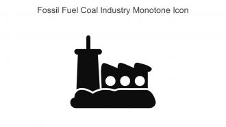 Fossil Fuel Coal Industry Monotone Icon In Powerpoint Pptx Png And Editable Eps Format