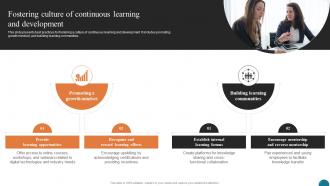 Fostering Culture Of Continuous Learning Elevating Small And Medium Enterprises Digital Transformation DT SS