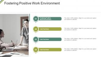 Fostering Positive Work Environment In Powerpoint And Google Slides Cpb
