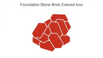 Foundation Stone Brick Colored Icon In Powerpoint Pptx Png And Editable Eps Format