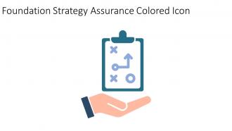 Foundation Strategy Assurance Colored Icon In Powerpoint Pptx Png And Editable Eps Format