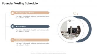 Founder Vesting Schedule In Powerpoint And Google Slides Cpb