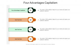 Four Advantages Capitalism In Powerpoint And Google Slides Cpb