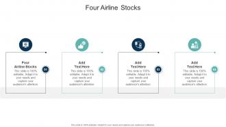 Four Airline Stocks In Powerpoint And Google Slides Cpb