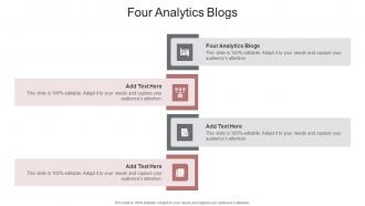 Four Analytics Blogs In Powerpoint And Google Slides Cpb