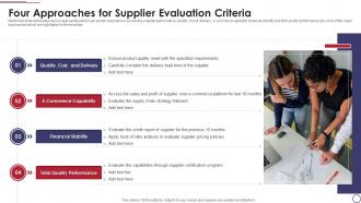 Four Approaches For Supplier Evaluation Criteria