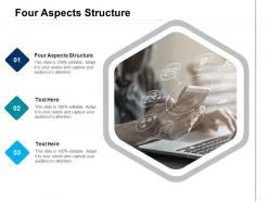 Four aspects structure ppt powerpoint presentation show graphics cpb