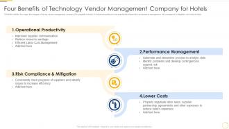 Four Benefits Of Technology Vendor Management Company For Hotels