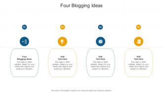 Four Blogging Ideas In Powerpoint And Google Slides Cpb