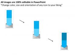 Four business and management data analysis flat powerpoint design
