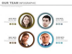 Four business peoples for our team portfolio powerpoint slide