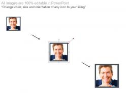Four business peoples icons for expert team formation powerpoint slides