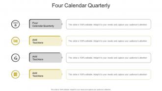 Four Calendar Quarterly In Powerpoint And Google Slides Cpb