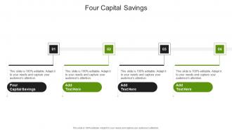 Four Capital Savings In Powerpoint And Google Slides Cpb
