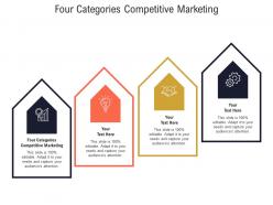 Four categories competitive marketing ppt powerpoint presentation layouts model cpb