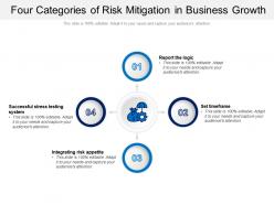 Four categories of risk mitigation in business growth