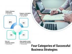 Four categories of successful business strategies