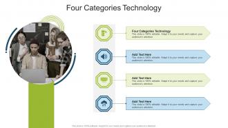 Four Categories Technology In Powerpoint And Google Slides Cpb