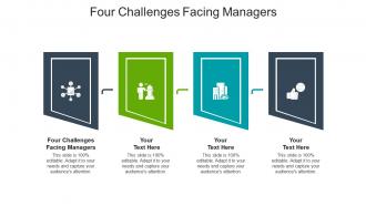 Four challenges facing managers ppt powerpoint presentation icon master slide cpb