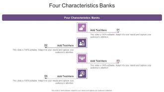 Four Characteristics Banks In Powerpoint And Google Slides Cpb