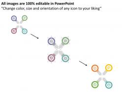 48886161 style circular hub-spoke 4 piece powerpoint presentation diagram infographic slide