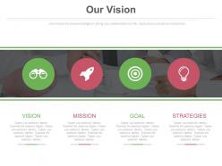39213753 style essentials 1 our vision 4 piece powerpoint presentation diagram infographic slide
