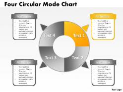 37146478 style circular loop 4 piece powerpoint template diagram graphic slide
