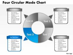 37146478 style circular loop 4 piece powerpoint template diagram graphic slide
