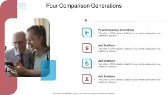 Four Comparison Generations In Powerpoint And Google Slides Cpb