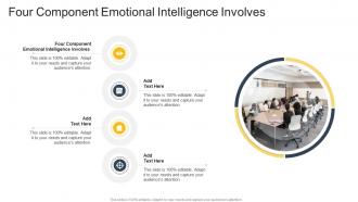 Four Component Emotional Intelligence Involves In Powerpoint And Google Slides Cpb