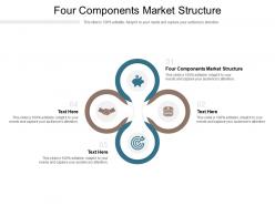 Four components market structure ppt powerpoint presentation show cpb