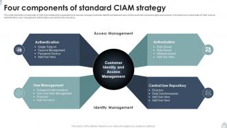 Four Components Of Standard CIAM Strategy