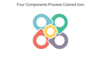 Four Components Process Colored Icon In Powerpoint Pptx Png And Editable Eps Format