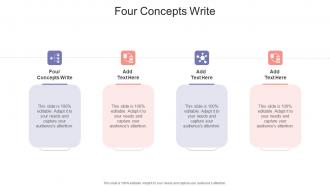 Four Concepts Write In Powerpoint And Google Slides Cpb