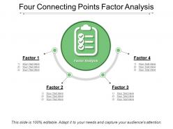 Four connecting points factor analysis