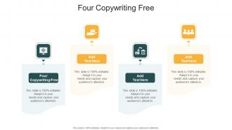 Four Copywriting Free In Powerpoint And Google Slides Cpb