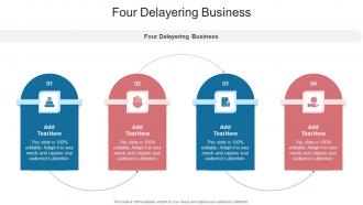 Four Delayering Business In Powerpoint And Google Slides Cpb