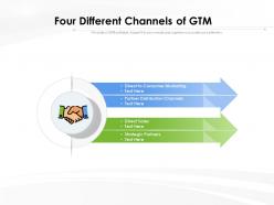 Four Different Channels Of GTM