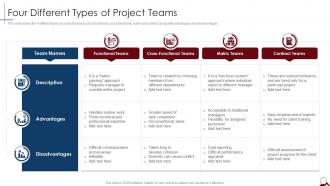 Four Different Types Of Project Teams Managing Cross Functional Teams
