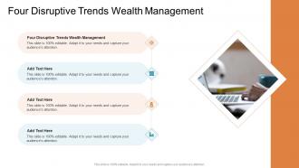 Four Disruptive Trends Wealth Management In Powerpoint And Google Slides Cpb