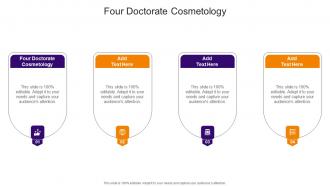 Four Doctorate Cosmetology In Powerpoint And Google Slides Cpb