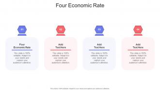 Four Economic Rate In Powerpoint And Google Slides Cpb
