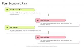 Four Economic Risk In Powerpoint And Google Slides Cpb