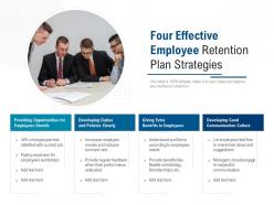 Four Effective Employee Retention Plan Strategies