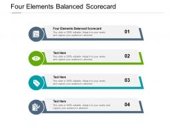 Four elements balanced scorecard ppt powerpoint presentation guidelines cpb