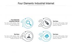 Four elements industrial internet ppt powerpoint presentation ideas elements cpb